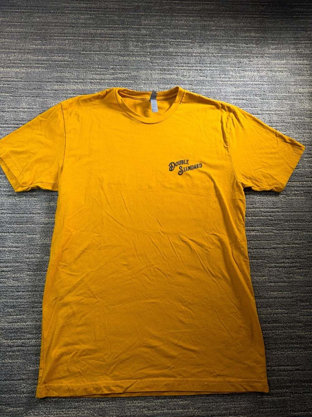 Fresh Vibes Men T-Shirt Small Yellow Grim Reaper Good Friends Bad Habits Beer